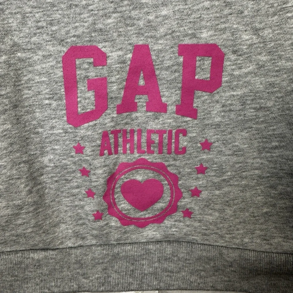 Baby Gap Girls Layered Look Sweatshirt - Gap Athletic Logo Size 2 Years Grey NWT